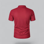 Collarless Polo Shirt Mens Timeless Old Money Style - Nalani - UK Fashion Clothing and Decor