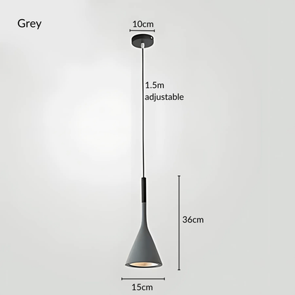 Colorful Cone Pendant Lights Warm White E27 Modern Metal - Nalani - UK Fashion Clothing and Decor