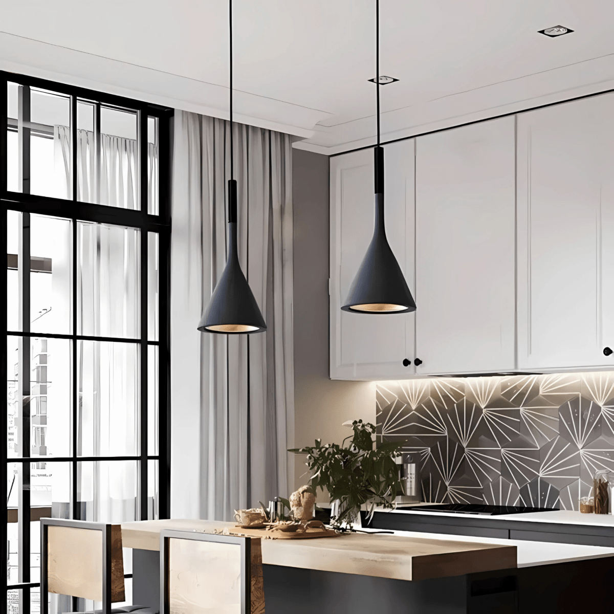 Colorful Cone Pendant Lights Warm White E27 Modern Metal - Nalani - UK Fashion Clothing and Decor