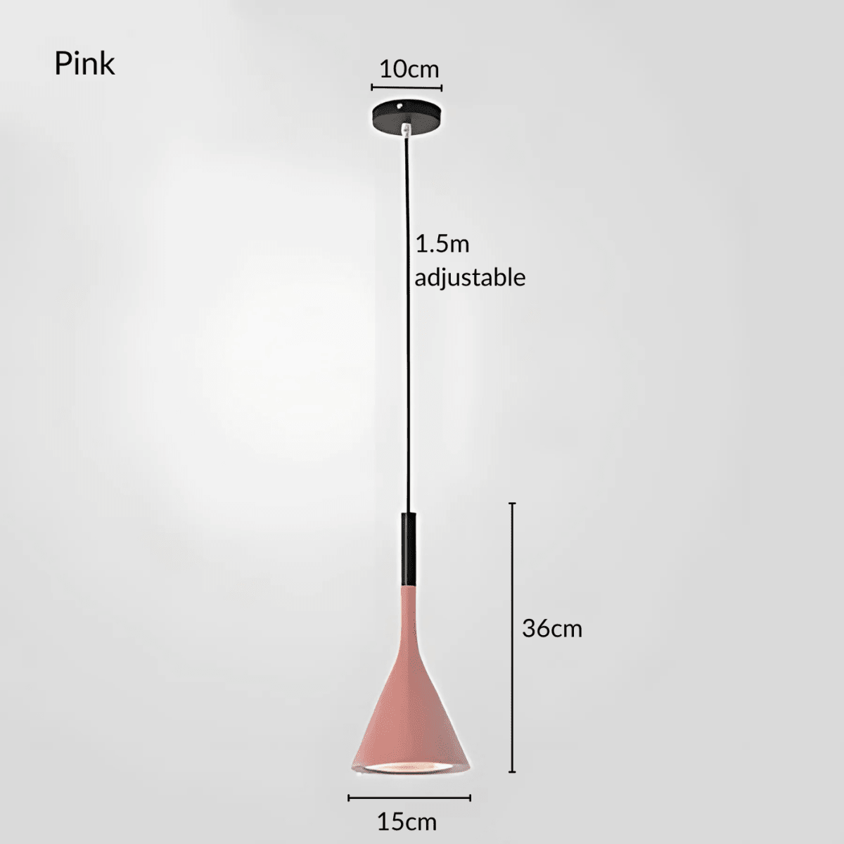 Colorful Cone Pendant Lights Warm White E27 Modern Metal - Nalani - UK Fashion Clothing and Decor