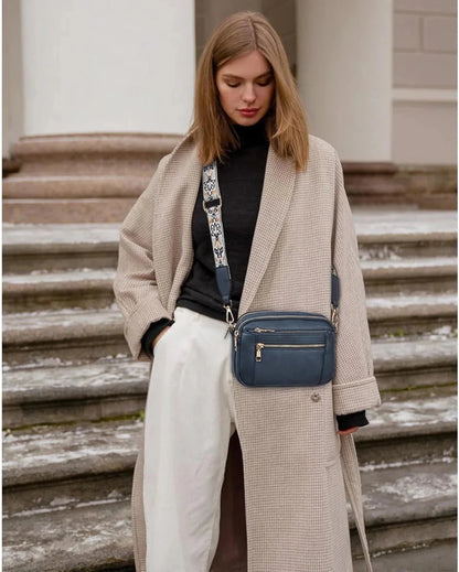 Colorful Straps Crossbody Vegan Leather Bags - Nalani - UK Fashion Clothing and Decor