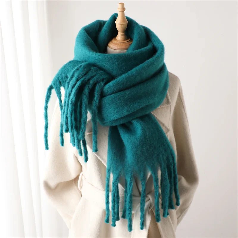Colorful Women's Winter Scarf Cashmere Like Warm Luxury - Nalani - UK Fashion Clothing and Decor