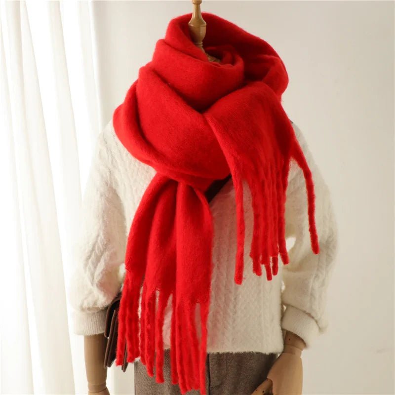 Colorful Women's Winter Scarf Cashmere Like Warm Luxury - Nalani - UK Fashion Clothing and Decor