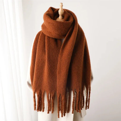 Colorful Women's Winter Scarf Cashmere Like Warm Luxury - Nalani - UK Fashion Clothing and Decor