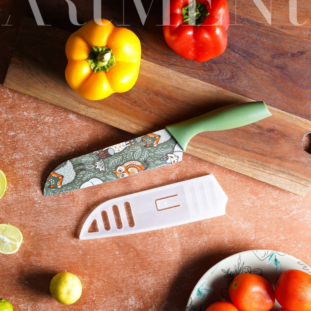 Coloured Kitchen Knife Set 7 Inch Vibrant Precision Culinary - Nalani - UK and AUS Fashion Clothing and Decor