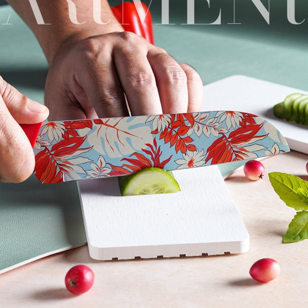 Coloured Kitchen Knife Set 7 Inch Vibrant Precision Culinary - Nalani - UK and AUS Fashion Clothing and Decor