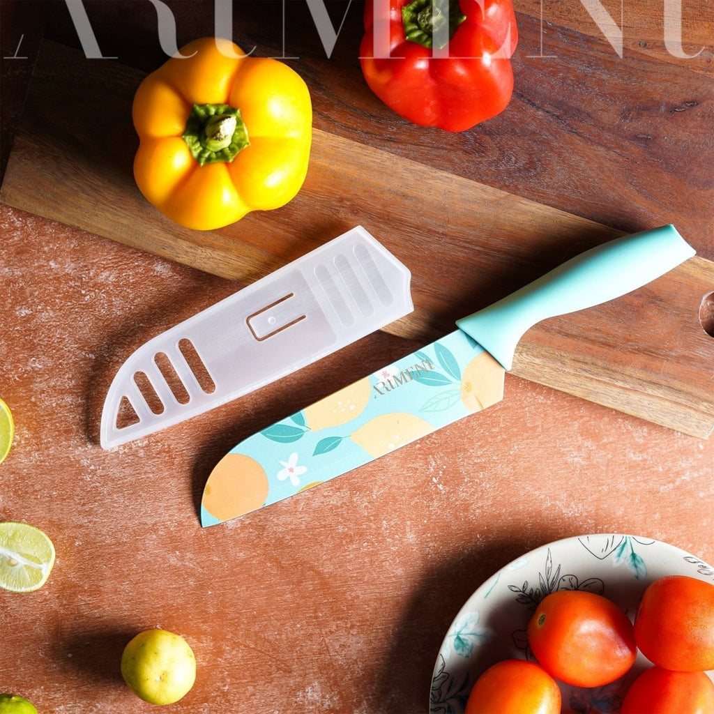 Coloured Kitchen Knife Set 7 Inch Vibrant Precision Culinary - Nalani - UK and AUS Fashion Clothing and Decor