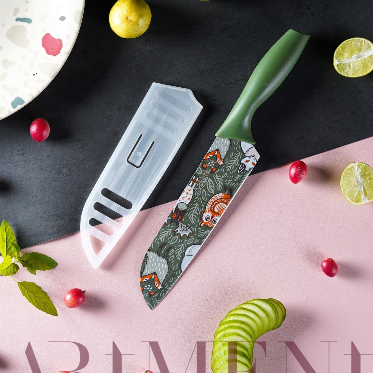 Coloured Kitchen Knife Set 7 Inch Vibrant Precision Culinary - Nalani - UK and AUS Fashion Clothing and Decor