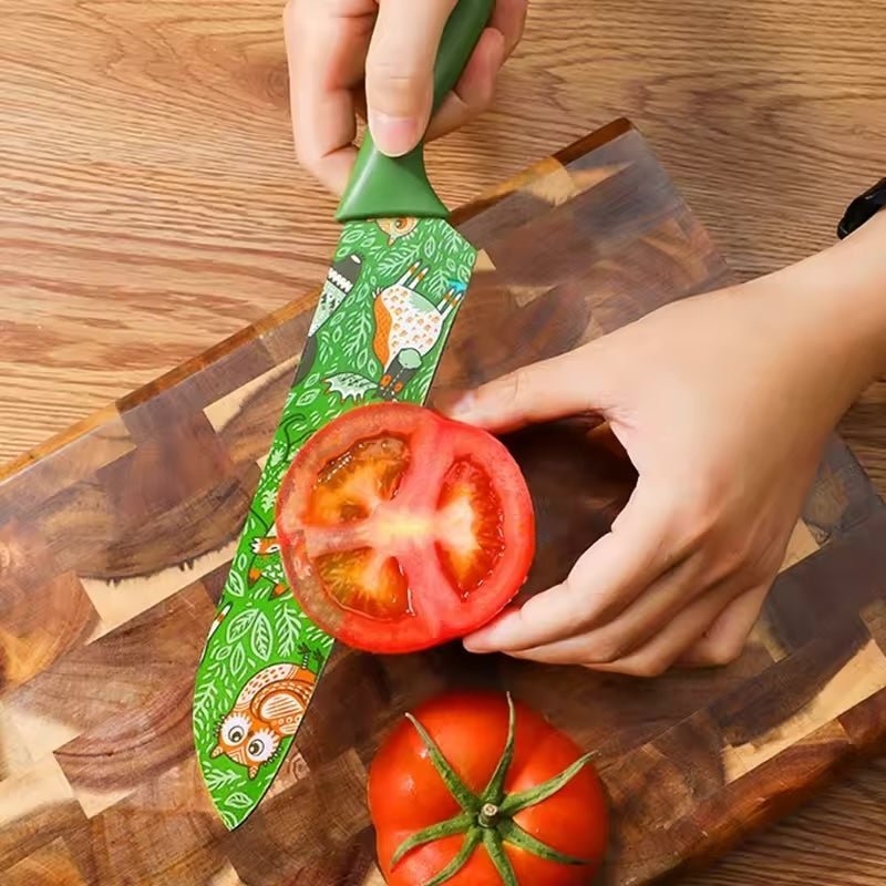 Coloured Kitchen Knife Set 7 Inch Vibrant Precision Culinary - Nalani - UK and AUS Fashion Clothing and Decor