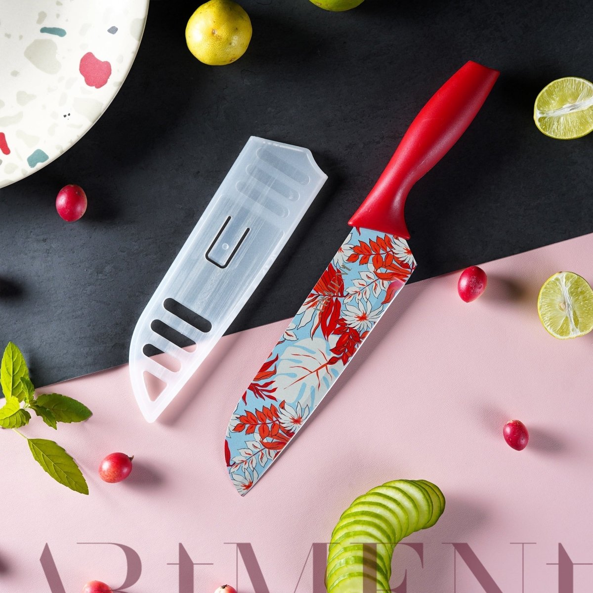 Coloured Kitchen Knife Set 7 Inch Vibrant Precision Culinary - Nalani - UK and AUS Fashion Clothing and Decor