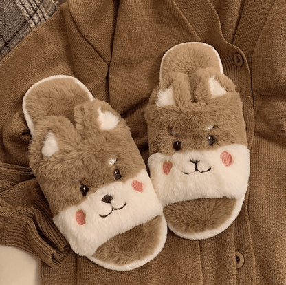ComFluffs | Fluffy Animal Slippers For Kids And Adults With Anti Slip - Nalani - UK Fashion Clothing and Decor