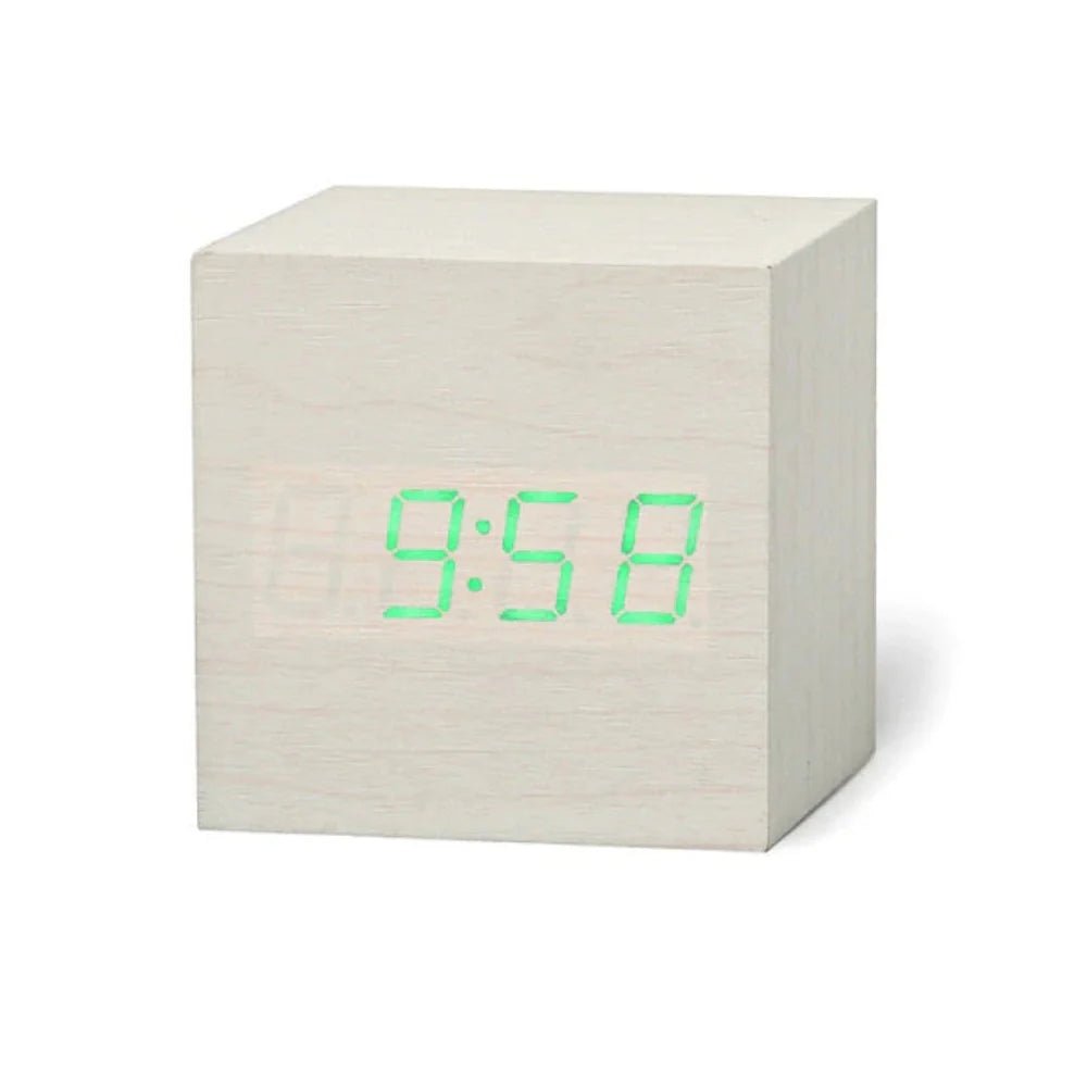 Compact LED Digital Alarm Clock With Temperature Night Mode - Nalani - UK Fashion Clothing and Decor