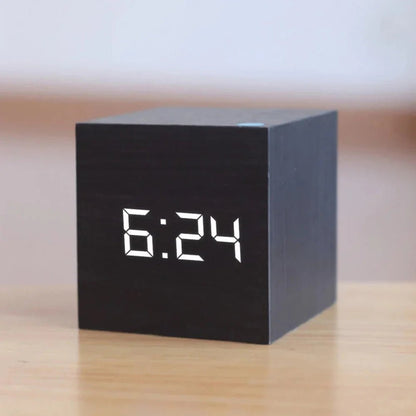 Compact LED Digital Alarm Clock With Temperature Night Mode - Nalani - UK Fashion Clothing and Decor