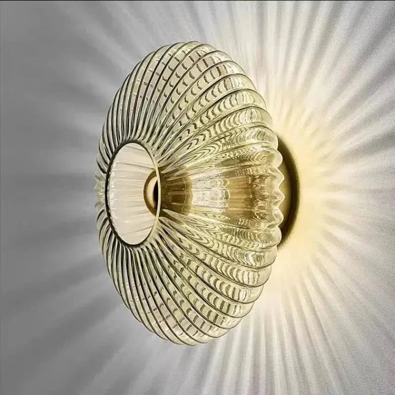 Contemporary Glass Wall Light In Three Elegant Colours - Nalani - UK Fashion Clothing and Decor