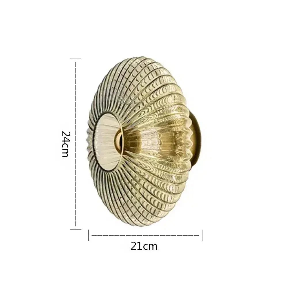 Contemporary Glass Wall Light In Three Elegant Colours - Nalani - UK Fashion Clothing and Decor