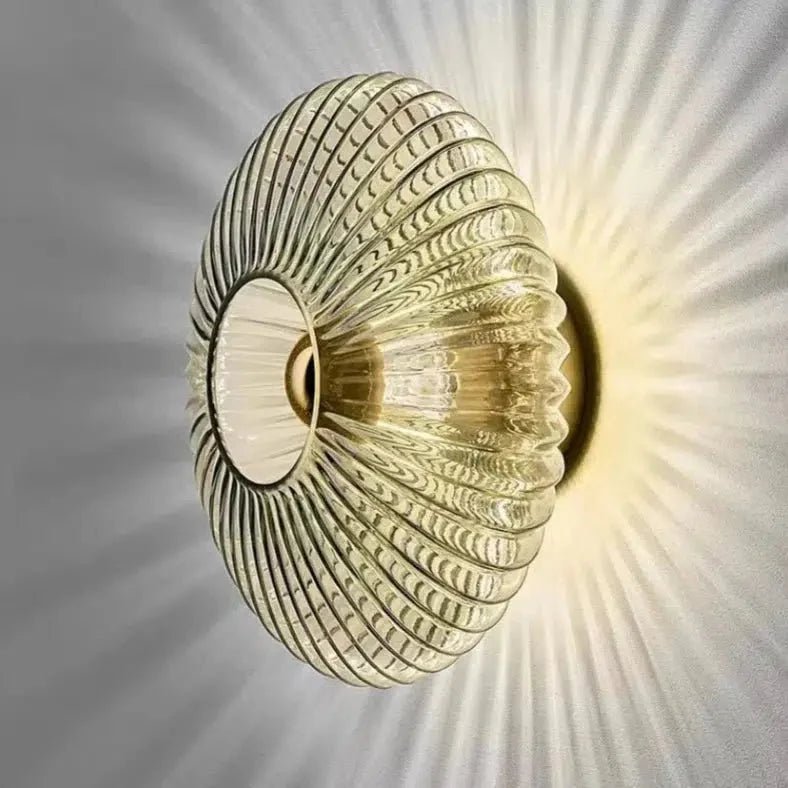 Contemporary Glass Wall Light In Three Elegant Colours - Nalani - UK Fashion Clothing and Decor