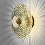 Contemporary Glass Wall Light In Three Elegant Colours - Nalani - UK Fashion Clothing and Decor