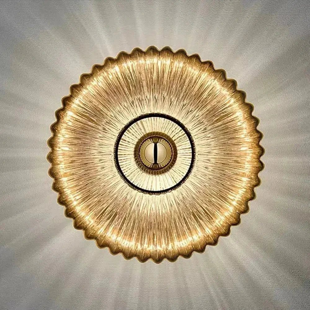 Contemporary Glass Wall Light In Three Elegant Colours - Nalani - UK Fashion Clothing and Decor