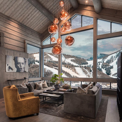 Copper Finish Lava Pendant Lamp Modern Pendant Light - Nalani - UK Fashion Clothing and Decor