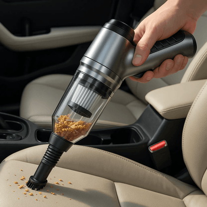 Cordless Car Vacuum With 95000 Pa Suction And 6 Attachments - Nalani - UK Fashion Clothing and Decor