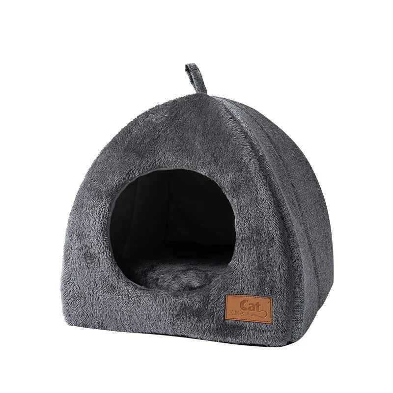 Cozy Cat Nest Bed and Hideaway House for Indoor Cats - Nalani - UK Fashion Clothing and Decor