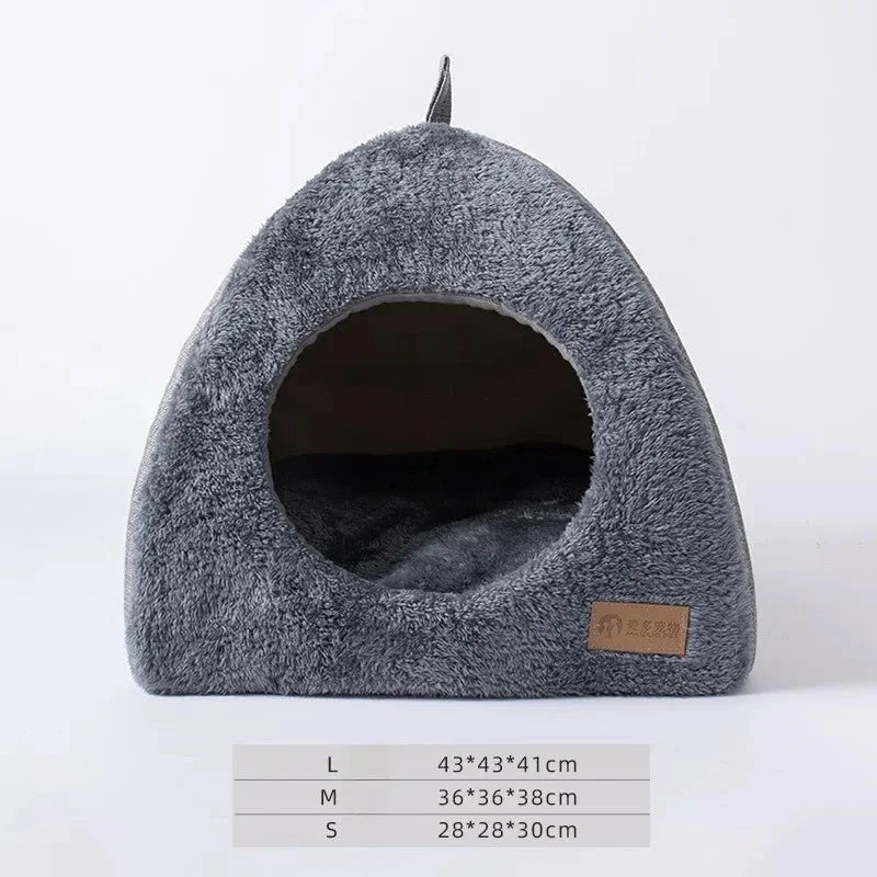 Cozy Cat Nest Bed and Hideaway House for Indoor Cats - Nalani - UK Fashion Clothing and Decor