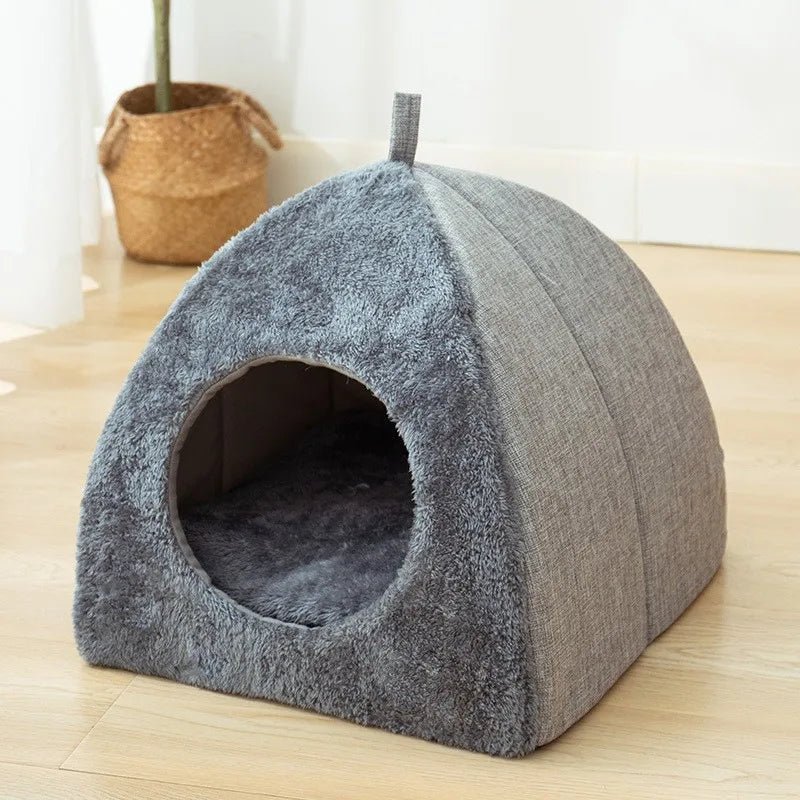 Cozy Cat Nest Bed and Hideaway House for Indoor Cats - Nalani - UK Fashion Clothing and Decor