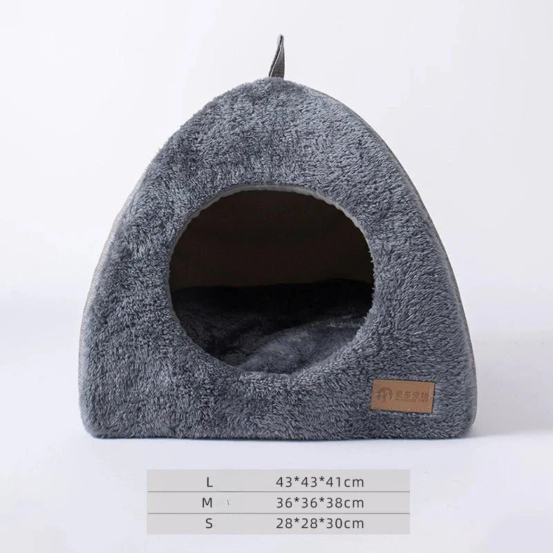 Cozy Cat Nest Bed and Hideaway House for Indoor Cats - Nalani - UK Fashion Clothing and Decor