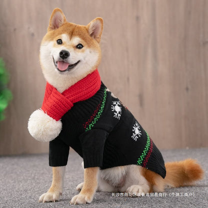Cozy Dog Sweater With Scarf And Hat For Small To Medium - Nalani - UK Fashion Clothing and Decor