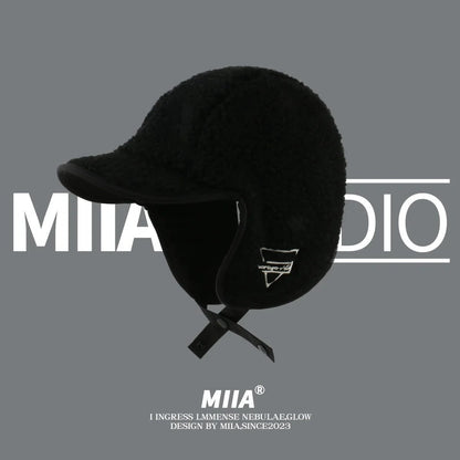 Cozy Lambswool Ear Protection Unisex Bomber Hat for Winter - Nalani - UK Fashion Clothing and Decor