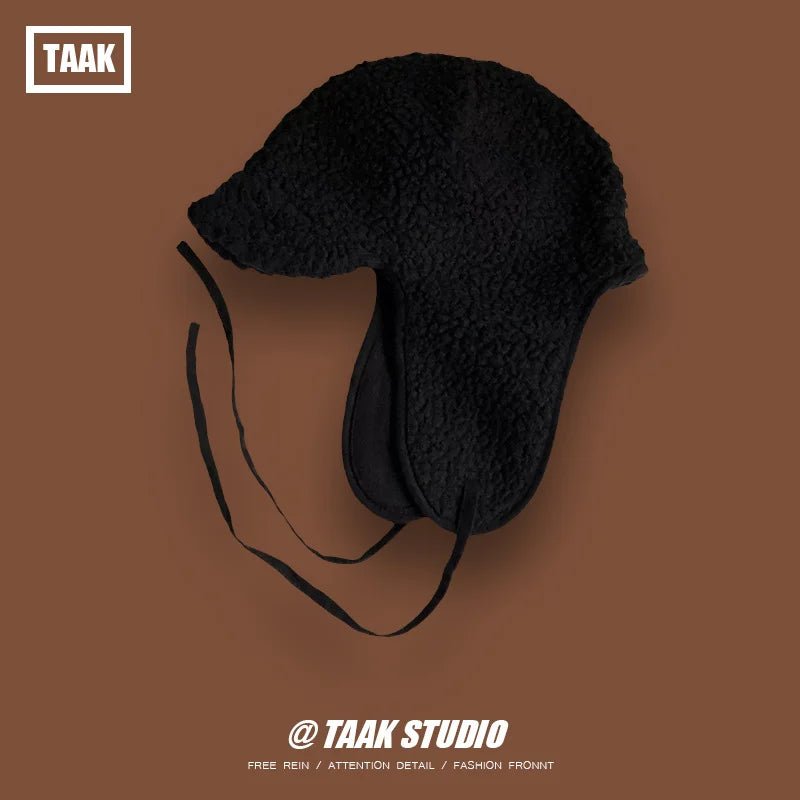 Cozy Lambswool Ear Protection Unisex Bomber Hat for Winter - Nalani - UK Fashion Clothing and Decor