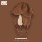 Cozy Lambswool Ear Protection Unisex Bomber Hat for Winter - Nalani - UK Fashion Clothing and Decor