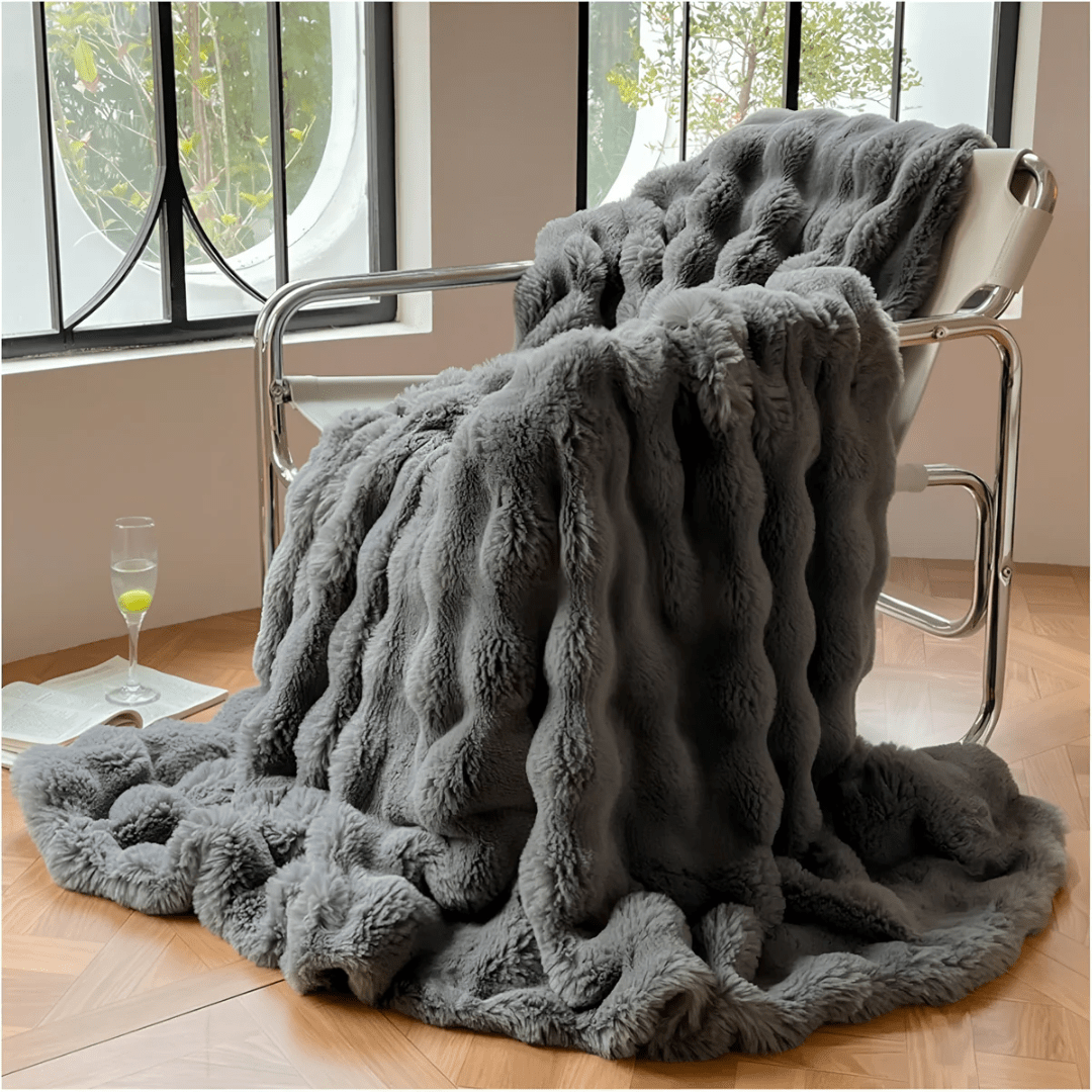 Cozy Luxe Fleece Blanket For Travel And Home Use Everywhere - Nalani - UK Fashion Clothing and Decor