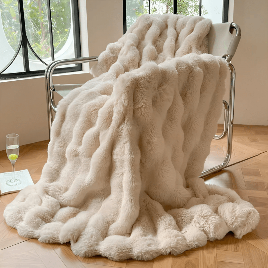 Cozy Luxe Fleece Blanket For Travel And Home Use Everywhere - Nalani - UK Fashion Clothing and Decor