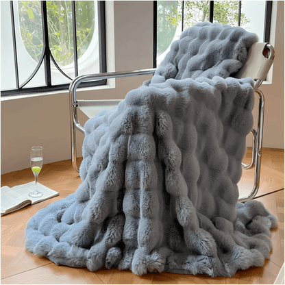 Cozy Luxe Fleece Blanket For Travel And Home Use Everywhere - Nalani - UK Fashion Clothing and Decor