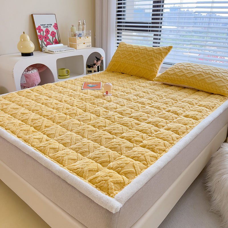 Cozy Plush Bed sheets Cushions Winter Soft Mattress quilts Sleep Support - Nalani - UK Fashion Clothing and Decor