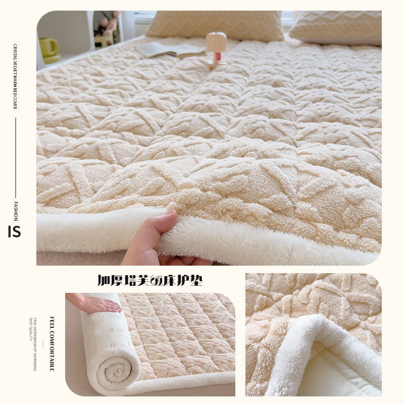 Cozy Plush Bed sheets Cushions Winter Soft Mattress quilts Sleep Support - Nalani - UK Fashion Clothing and Decor