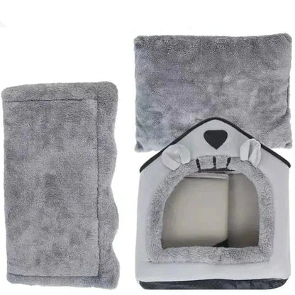 Cozy Plush Pet House Bed for Dogs and Cats Shelter - Nalani - UK Fashion Clothing and Decor