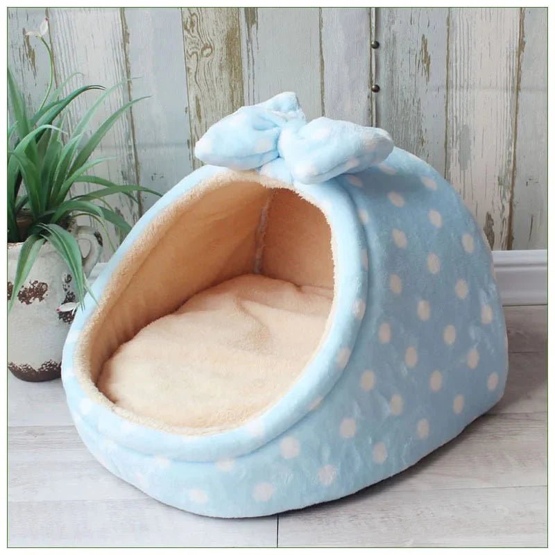 Cozy Small Animal Basket Bed For Pets And Cats Plush Lounge - Nalani - UK Fashion Clothing and Decor