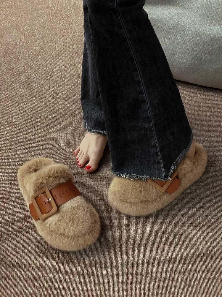 Cozy Thick Soft Slippers For Women Winter Indoor Comfort - Nalani - UK Fashion Clothing and Decor