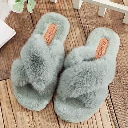 Cozy Thick Warm House Slippers In Candy Colors For Cold Months - Nalani - UK Fashion Clothing and Decor