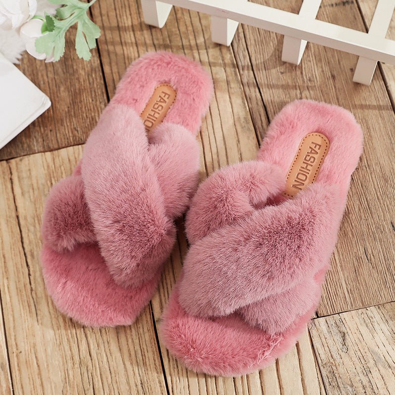 Cozy Thick Warm House Slippers In Candy Colors For Cold Months - Nalani - UK Fashion Clothing and Decor