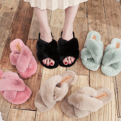 Cozy Thick Warm House Slippers In Candy Colors For Cold Months - Nalani - UK Fashion Clothing and Decor