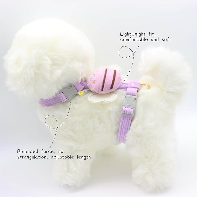 Cute Pet Harness Adjustable Comfort For Safe Stylish Walks - Nalani - UK Fashion Clothing and Decor