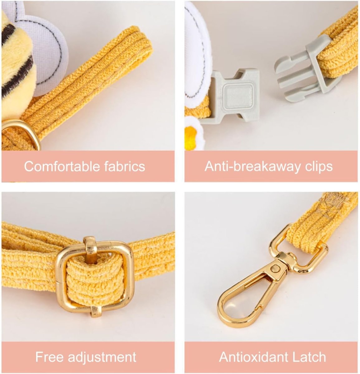 Cute Pet Harness Adjustable Comfort For Safe Stylish Walks - Nalani - UK Fashion Clothing and Decor