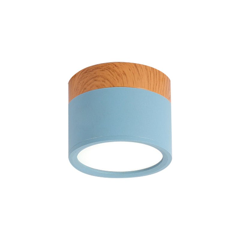 Cylindrical Flush Mount Ceiling Light Metal For Kitchen Bar - Nalani - UK Fashion Clothing and Decor