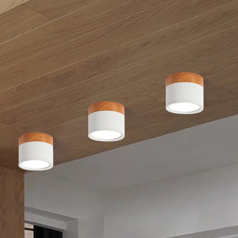 Cylindrical Flush Mount Ceiling Light Metal For Kitchen Bar - Nalani - UK Fashion Clothing and Decor