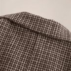 Double Breasted Slim Fit Checked Pattern Blazer Tailored Jacket - Nalani - UK Fashion Clothing and Decor