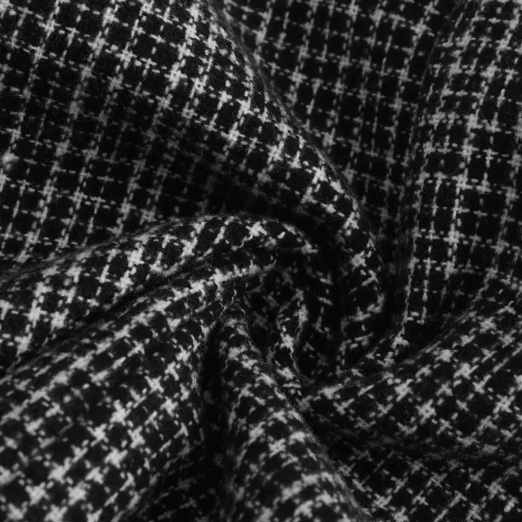 Double Breasted Slim Fit Checked Pattern Blazer Tailored Jacket - Nalani - UK Fashion Clothing and Decor