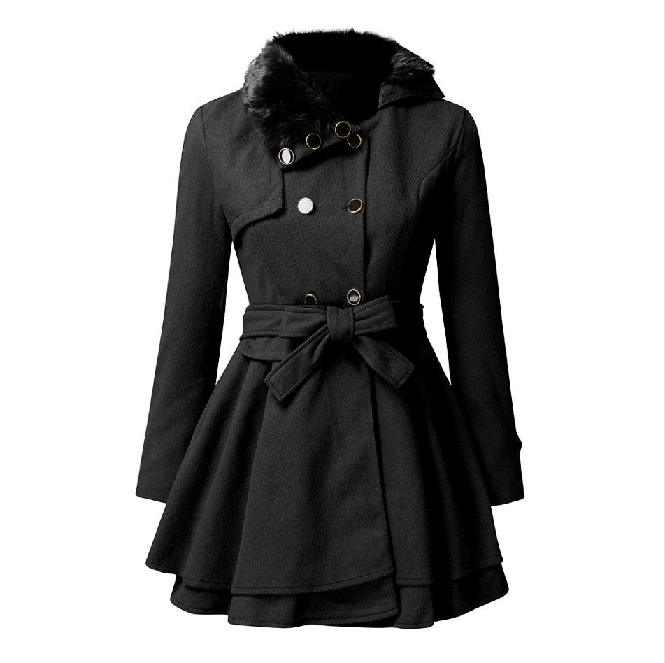Double breasted women's windbreaker trench coat - Nalani - UK Fashion Clothing and Decor